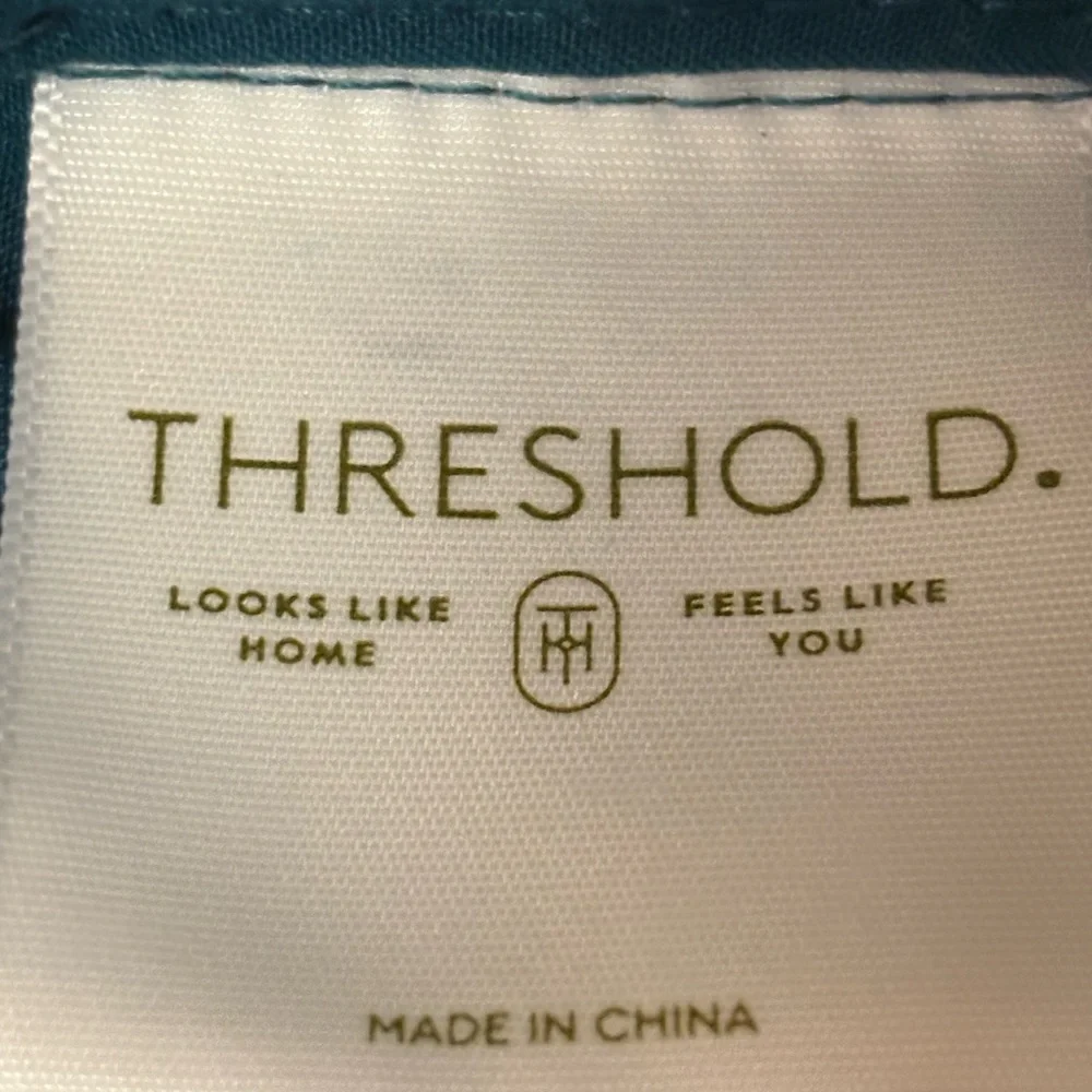 Target Threshold Teal Duvet Cover w/2 Shams